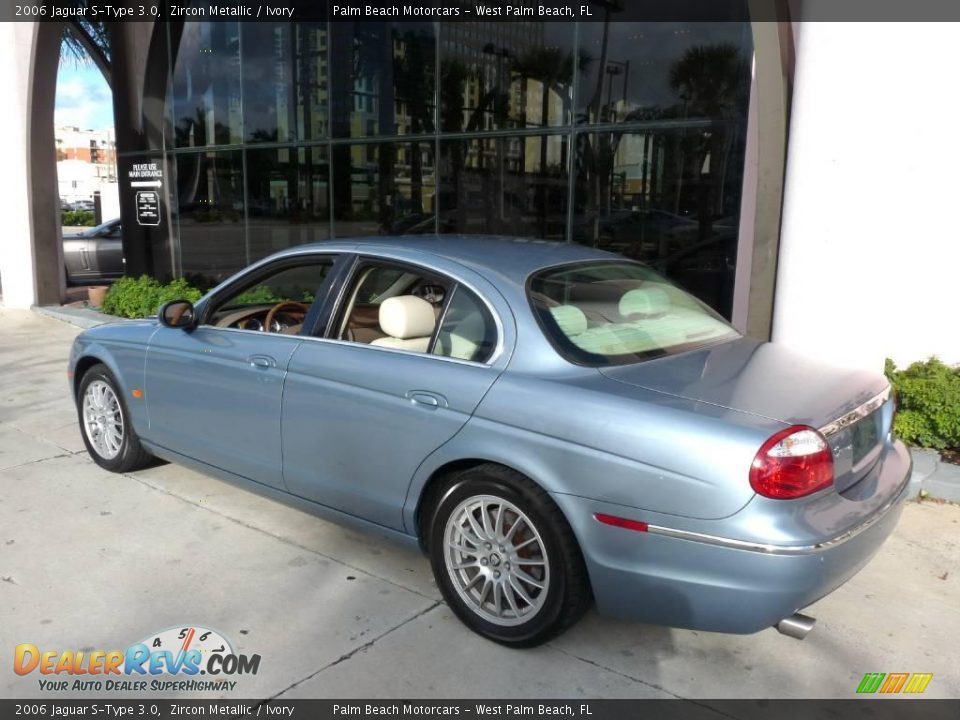 2006 Jaguar S-Type 3.0 Zircon Metallic / Ivory Photo #4