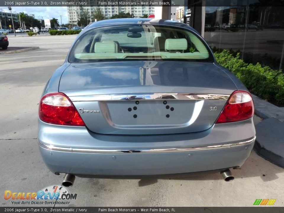 2006 Jaguar S-Type 3.0 Zircon Metallic / Ivory Photo #5