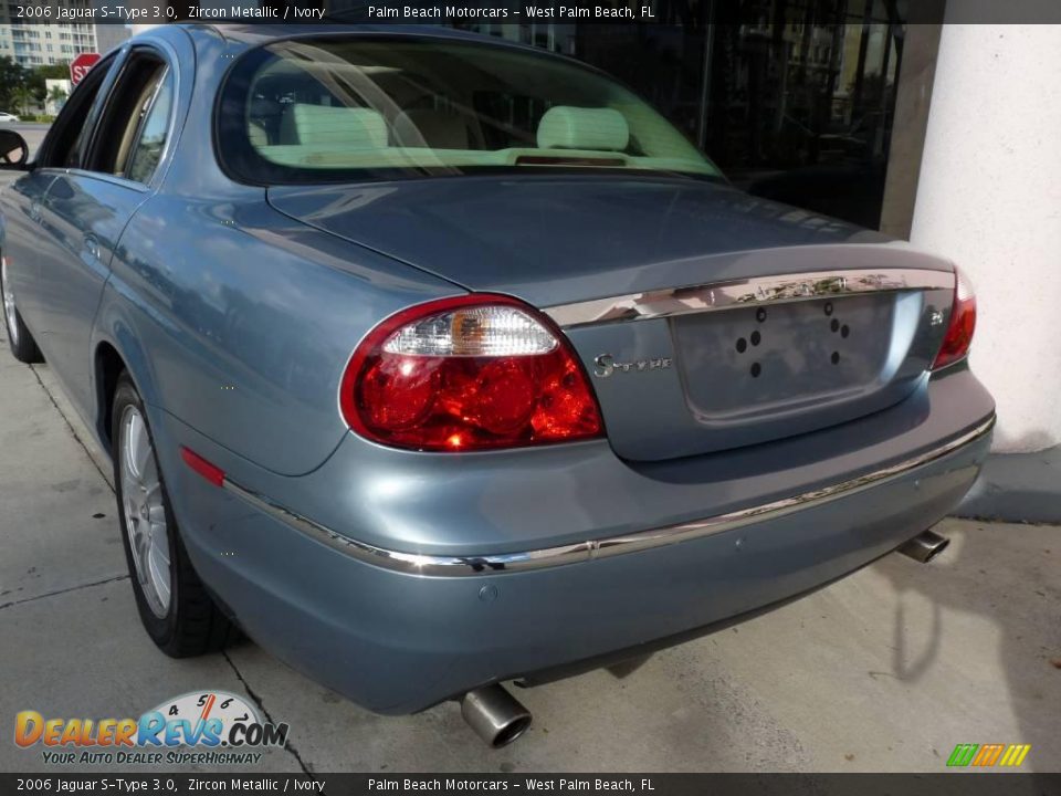 2006 Jaguar S-Type 3.0 Zircon Metallic / Ivory Photo #6