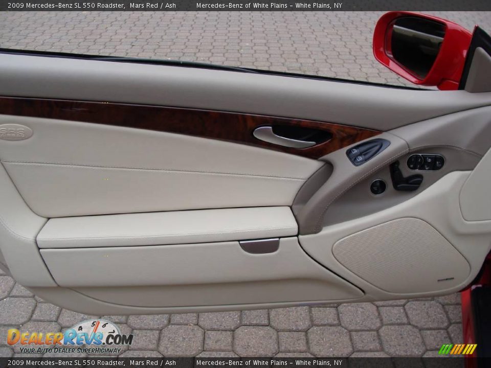 2009 Mercedes-Benz SL 550 Roadster Mars Red / Ash Photo #7