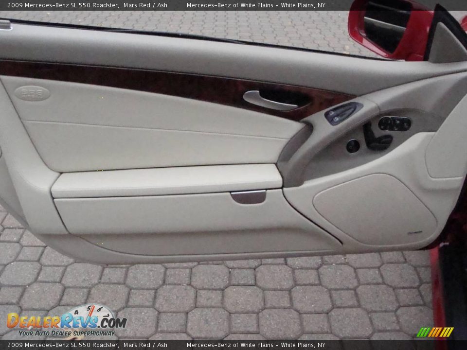 2009 Mercedes-Benz SL 550 Roadster Mars Red / Ash Photo #8