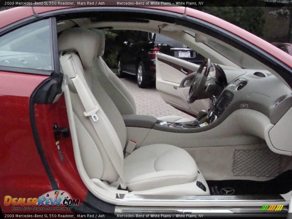 2009 Mercedes-Benz SL 550 Roadster Mars Red / Ash Photo #11