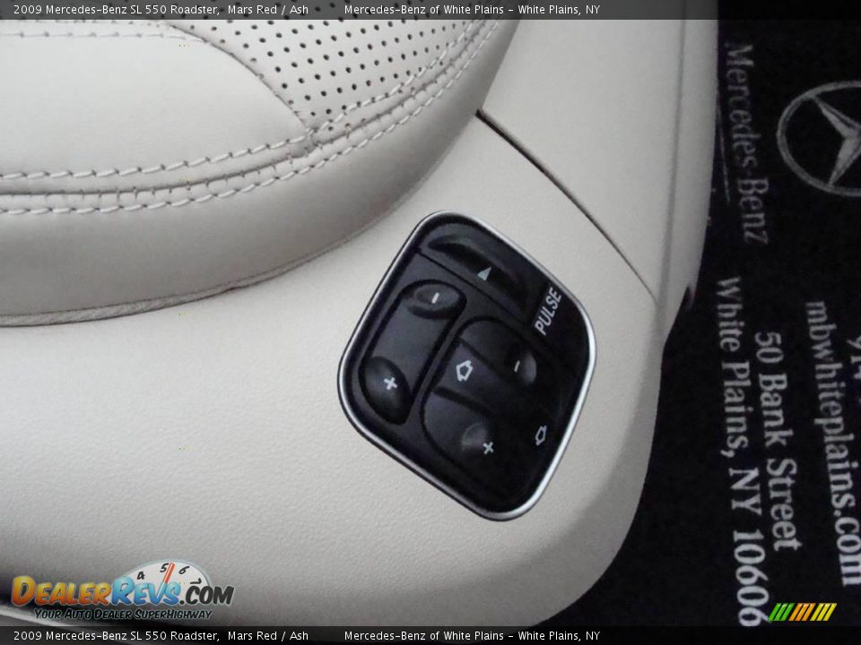 2009 Mercedes-Benz SL 550 Roadster Mars Red / Ash Photo #13