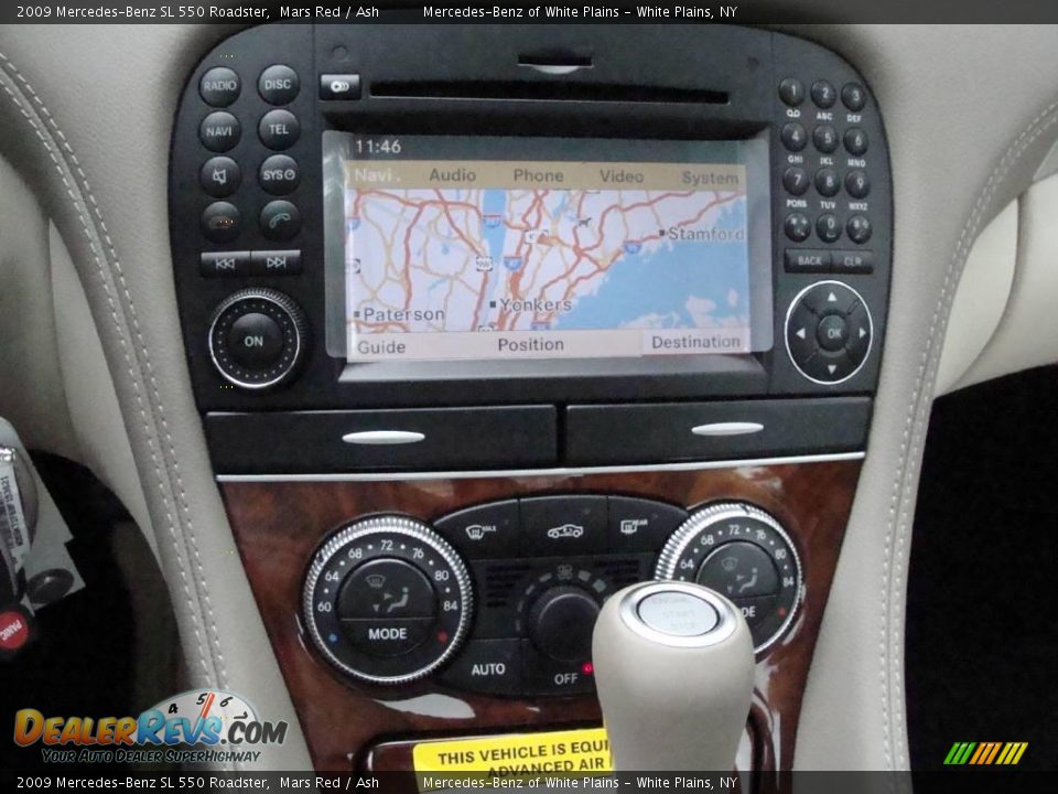 2009 Mercedes-Benz SL 550 Roadster Mars Red / Ash Photo #15