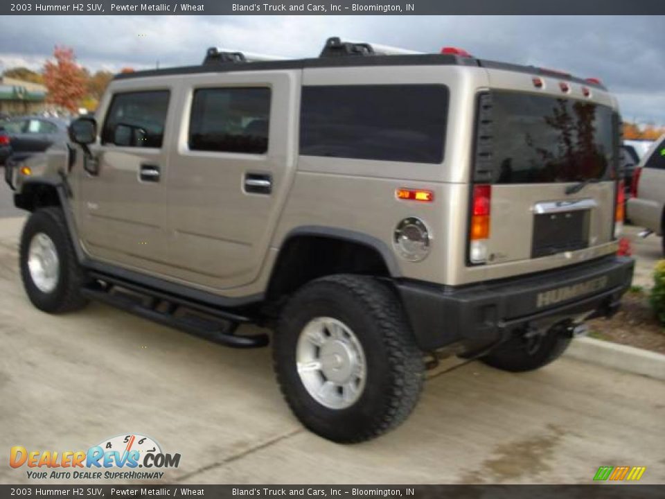2003 Hummer H2 SUV Pewter Metallic / Wheat Photo #3