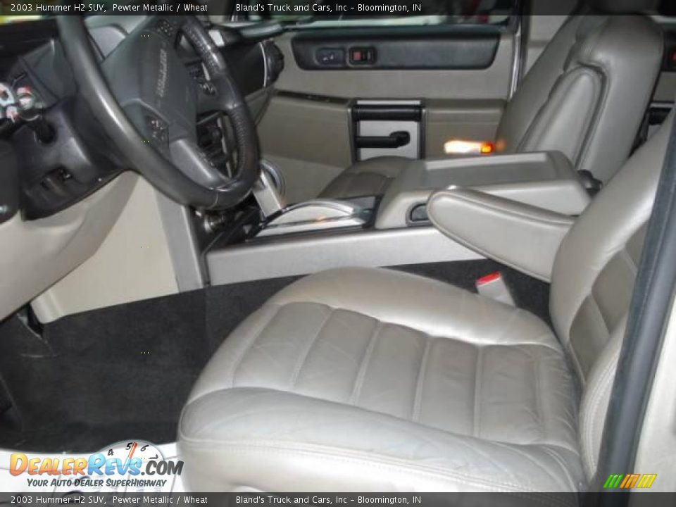 2003 Hummer H2 SUV Pewter Metallic / Wheat Photo #4