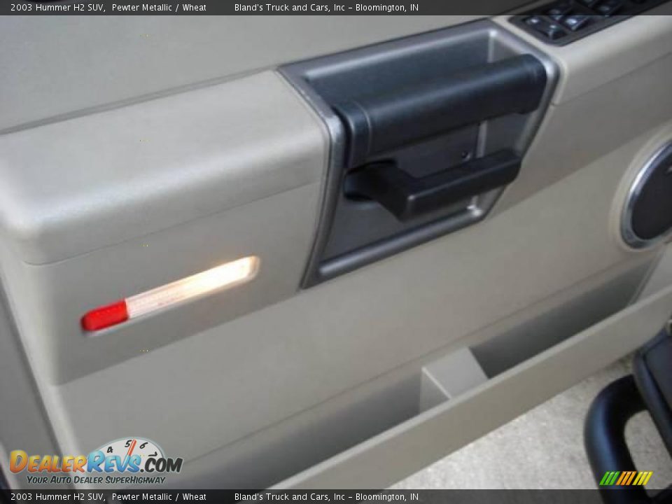 2003 Hummer H2 SUV Pewter Metallic / Wheat Photo #15