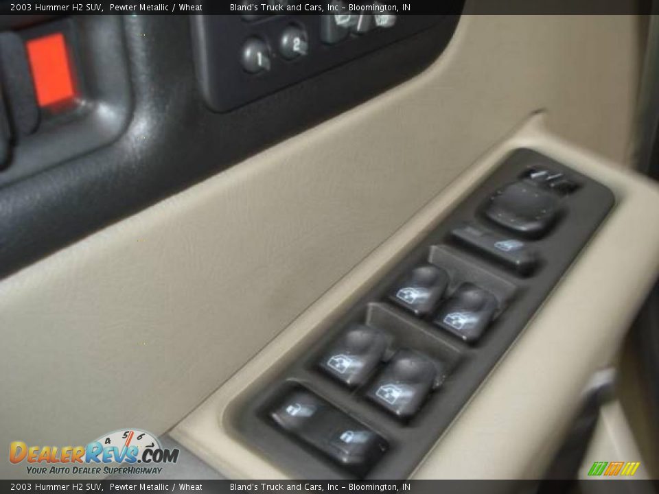 2003 Hummer H2 SUV Pewter Metallic / Wheat Photo #16