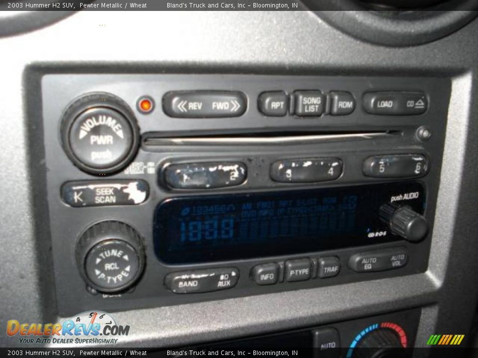 2003 Hummer H2 SUV Pewter Metallic / Wheat Photo #19