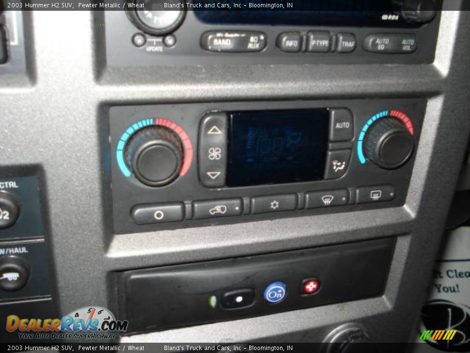 2003 Hummer H2 SUV Pewter Metallic / Wheat Photo #22