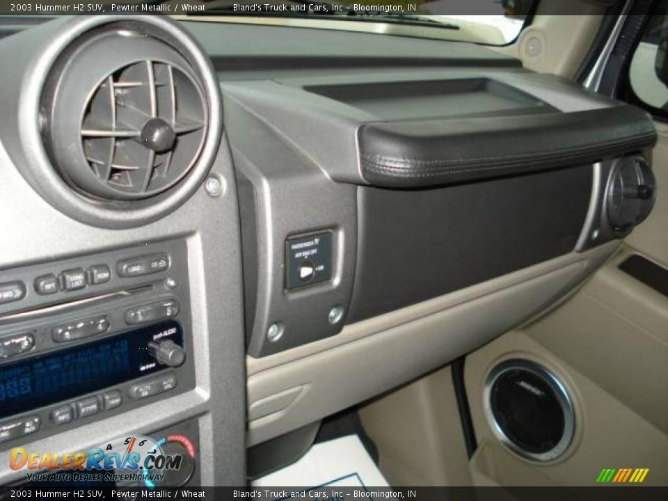 2003 Hummer H2 SUV Pewter Metallic / Wheat Photo #23