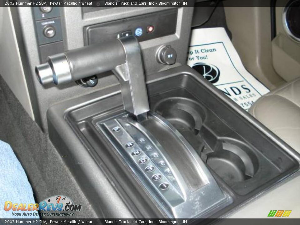 2003 Hummer H2 SUV Pewter Metallic / Wheat Photo #24