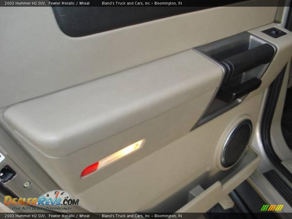 2003 Hummer H2 SUV Pewter Metallic / Wheat Photo #25