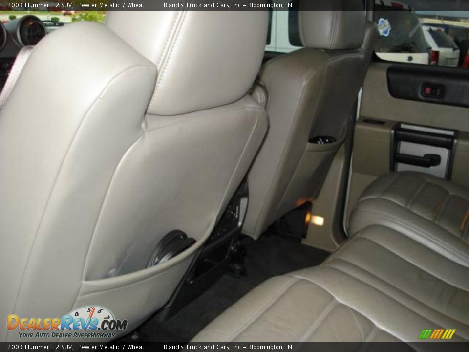 2003 Hummer H2 SUV Pewter Metallic / Wheat Photo #26