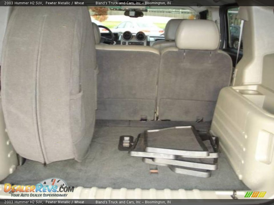 2003 Hummer H2 SUV Pewter Metallic / Wheat Photo #29
