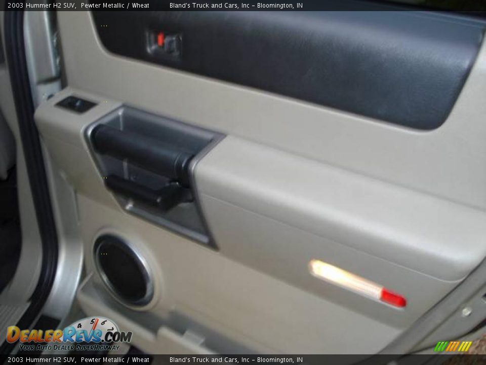 2003 Hummer H2 SUV Pewter Metallic / Wheat Photo #30