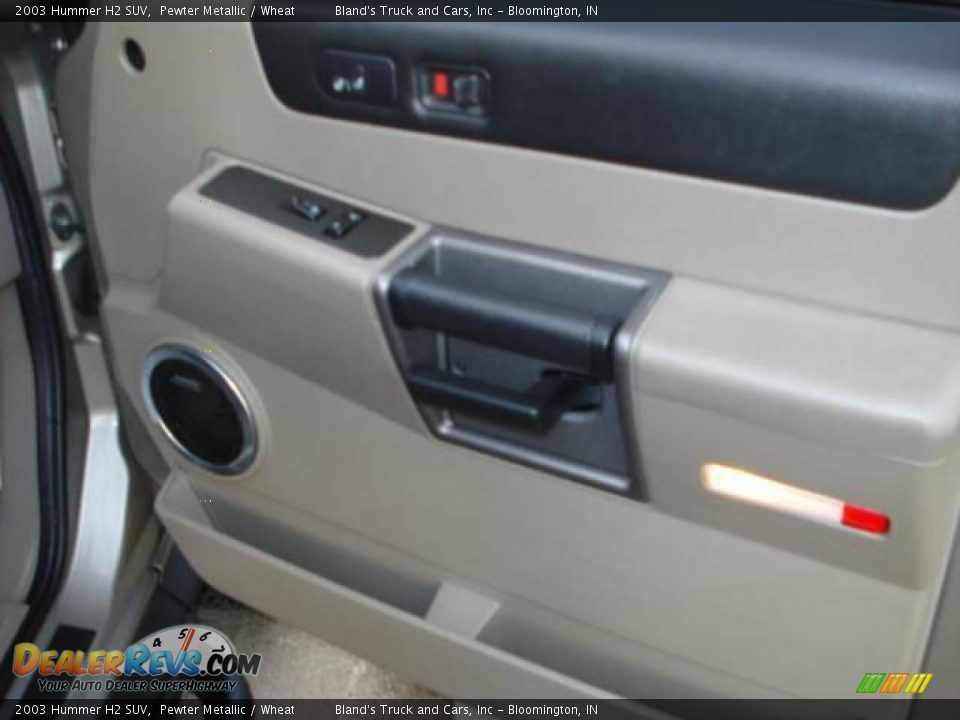 2003 Hummer H2 SUV Pewter Metallic / Wheat Photo #33