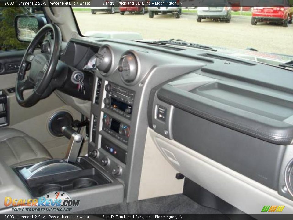 2003 Hummer H2 SUV Pewter Metallic / Wheat Photo #35
