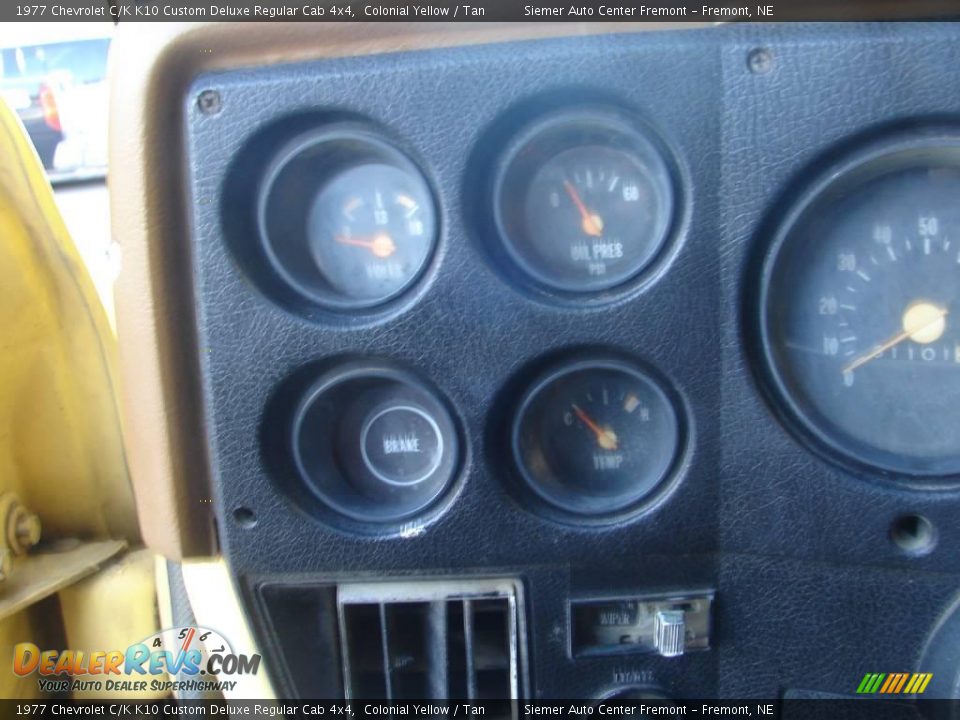 1977 Chevrolet C/K K10 Custom Deluxe Regular Cab 4x4 Gauges Photo #8