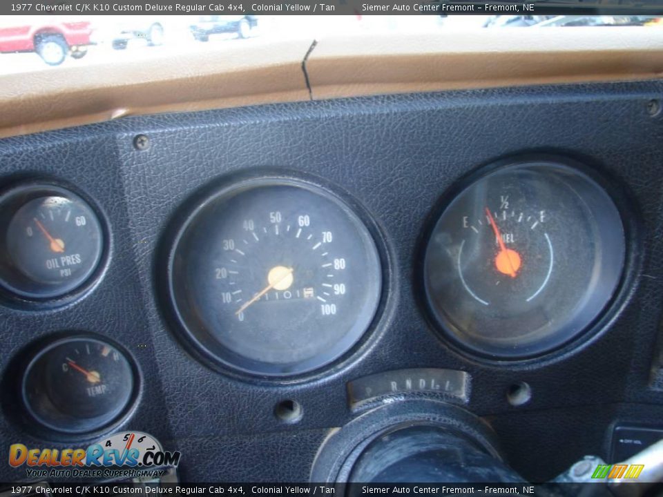 1977 Chevrolet C/K K10 Custom Deluxe Regular Cab 4x4 Gauges Photo #9