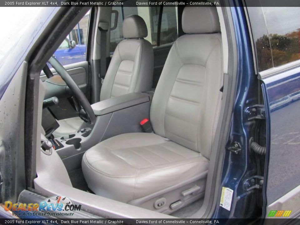 2005 Ford Explorer XLT 4x4 Dark Blue Pearl Metallic / Graphite Photo #7