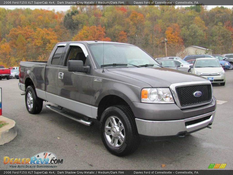 2006 Ford F150 XLT SuperCab 4x4 Dark Shadow Grey Metallic / Medium/Dark Flint Photo #5