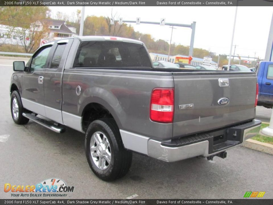 2006 Ford F150 XLT SuperCab 4x4 Dark Shadow Grey Metallic / Medium/Dark Flint Photo #7