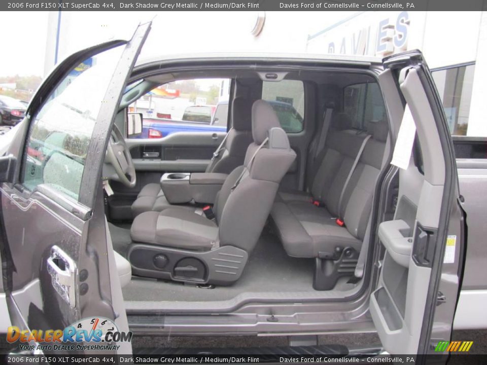 2006 Ford F150 XLT SuperCab 4x4 Dark Shadow Grey Metallic / Medium/Dark Flint Photo #8