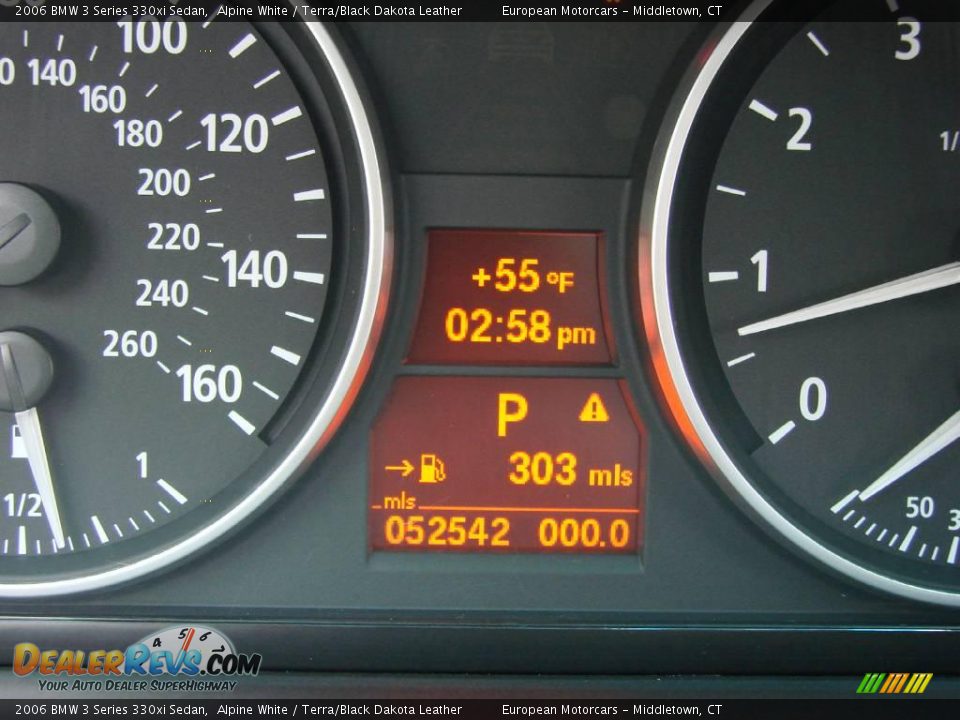 2006 BMW 3 Series 330xi Sedan Alpine White / Terra/Black Dakota Leather Photo #14
