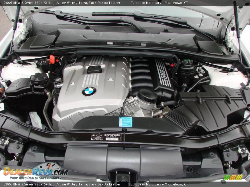 2006 BMW 3 Series 330xi Sedan Alpine White / Terra/Black Dakota Leather Photo #20