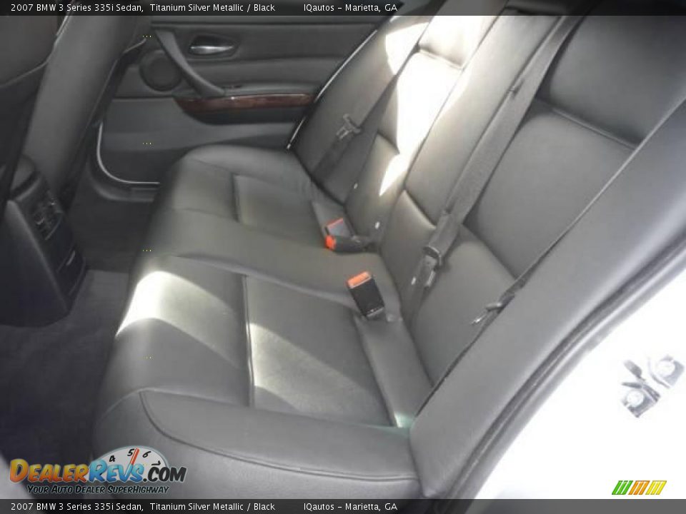 2007 BMW 3 Series 335i Sedan Titanium Silver Metallic / Black Photo #9