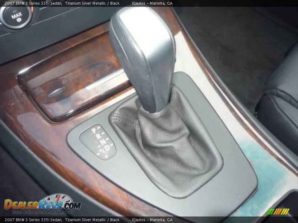 2007 BMW 3 Series 335i Sedan Titanium Silver Metallic / Black Photo #18
