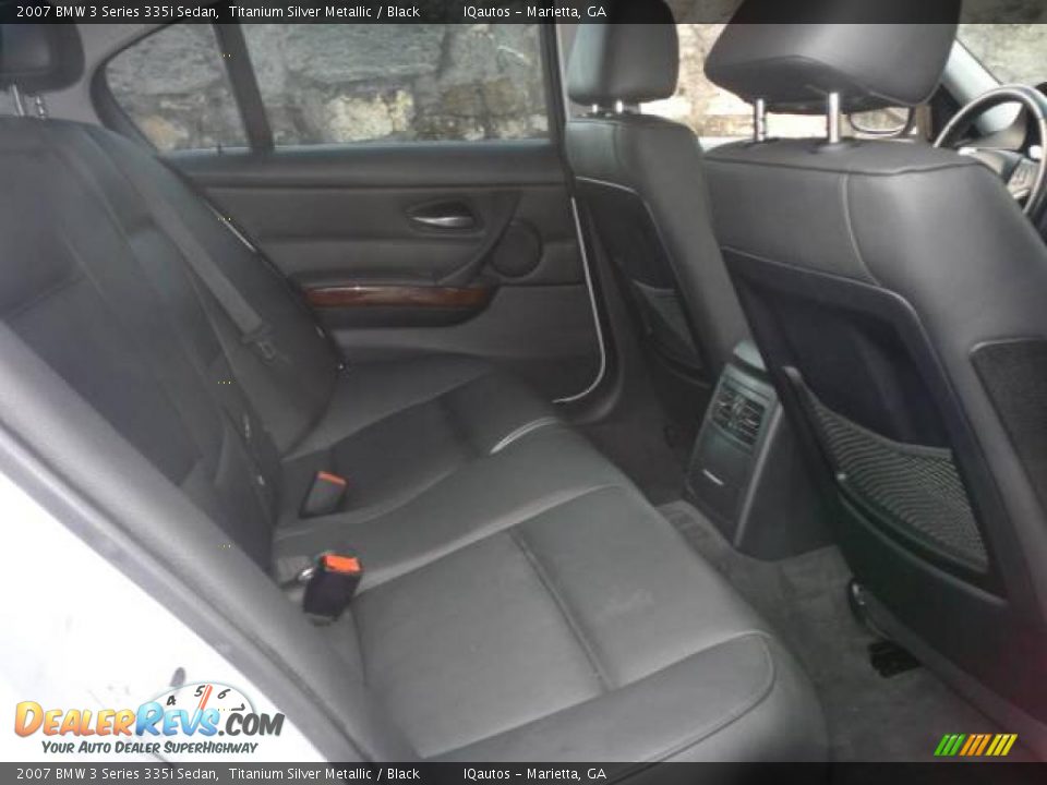 2007 BMW 3 Series 335i Sedan Titanium Silver Metallic / Black Photo #23
