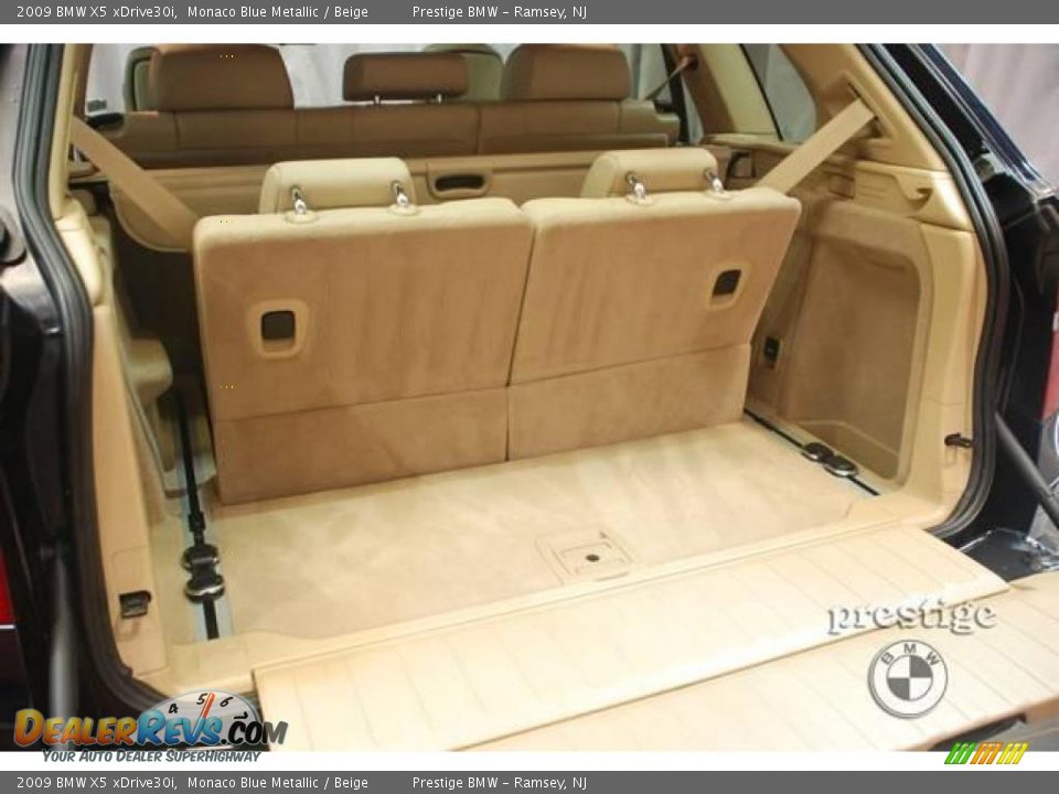 2009 BMW X5 xDrive30i Monaco Blue Metallic / Beige Photo #6