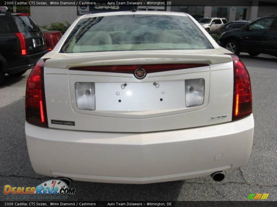 2006 Cadillac CTS Sedan White Diamond / Cashmere Photo #6
