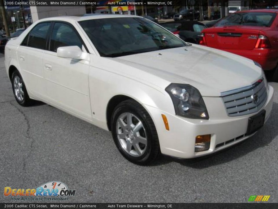 2006 Cadillac CTS Sedan White Diamond / Cashmere Photo #9