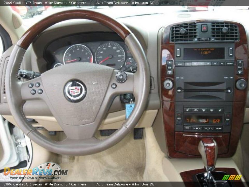 2006 Cadillac CTS Sedan White Diamond / Cashmere Photo #10