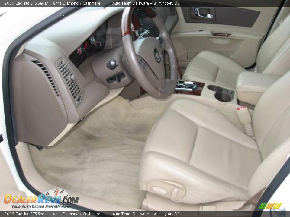 2006 Cadillac CTS Sedan White Diamond / Cashmere Photo #11