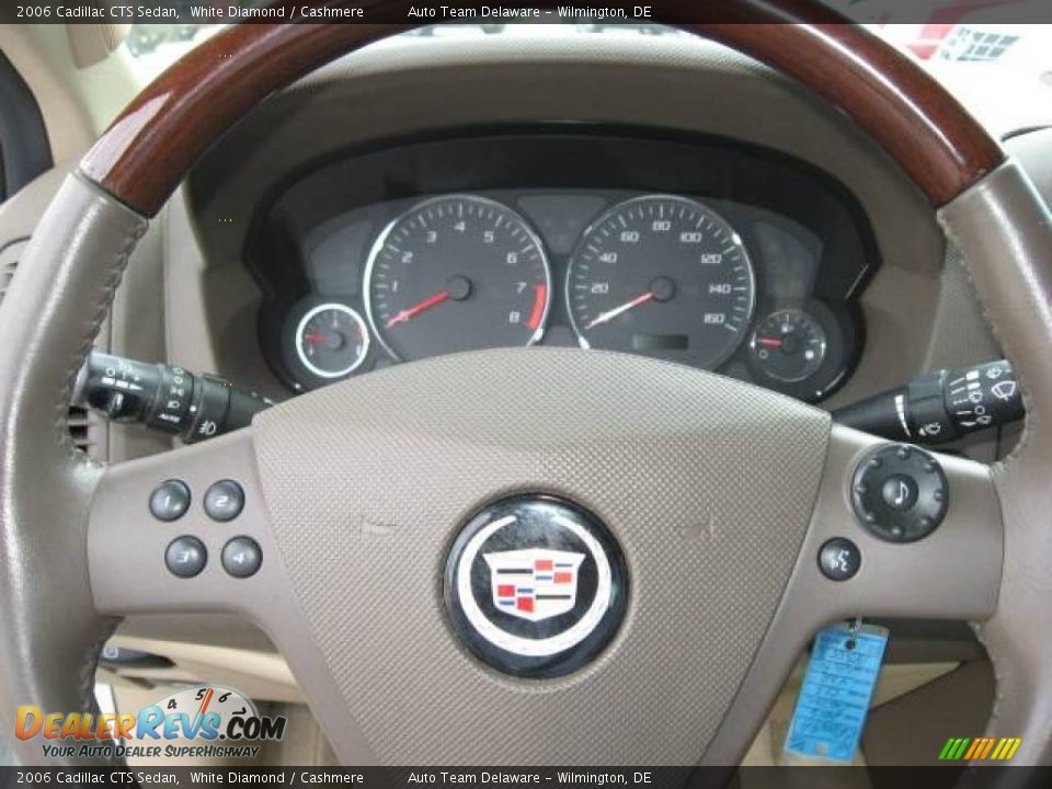 2006 Cadillac CTS Sedan White Diamond / Cashmere Photo #14