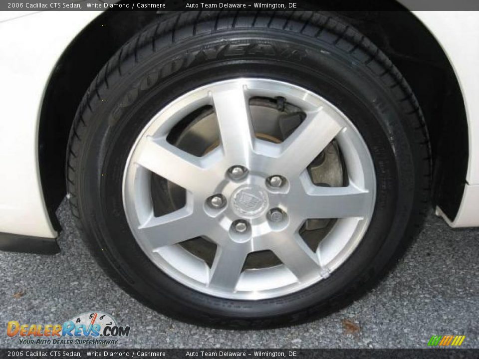 2006 Cadillac CTS Sedan White Diamond / Cashmere Photo #34