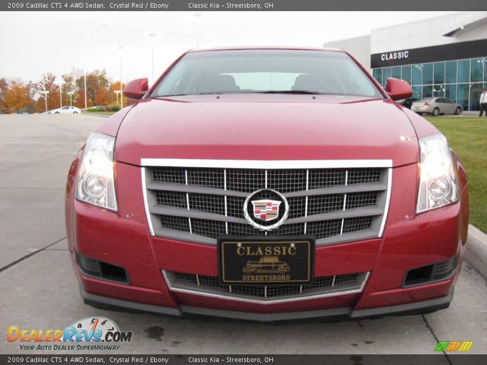 2009 Cadillac CTS 4 AWD Sedan Crystal Red / Ebony Photo #4