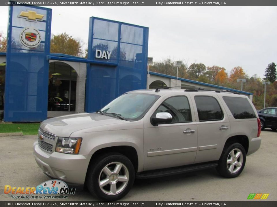 2007 Chevrolet Tahoe LTZ 4x4 Silver Birch Metallic / Dark Titanium/Light Titanium Photo #1