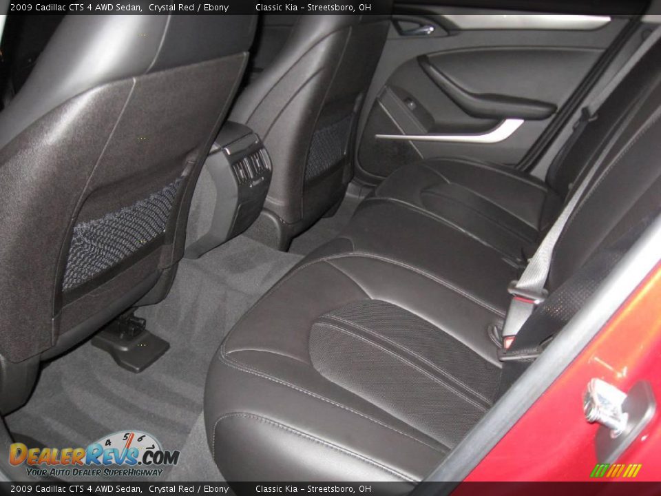 2009 Cadillac CTS 4 AWD Sedan Crystal Red / Ebony Photo #25