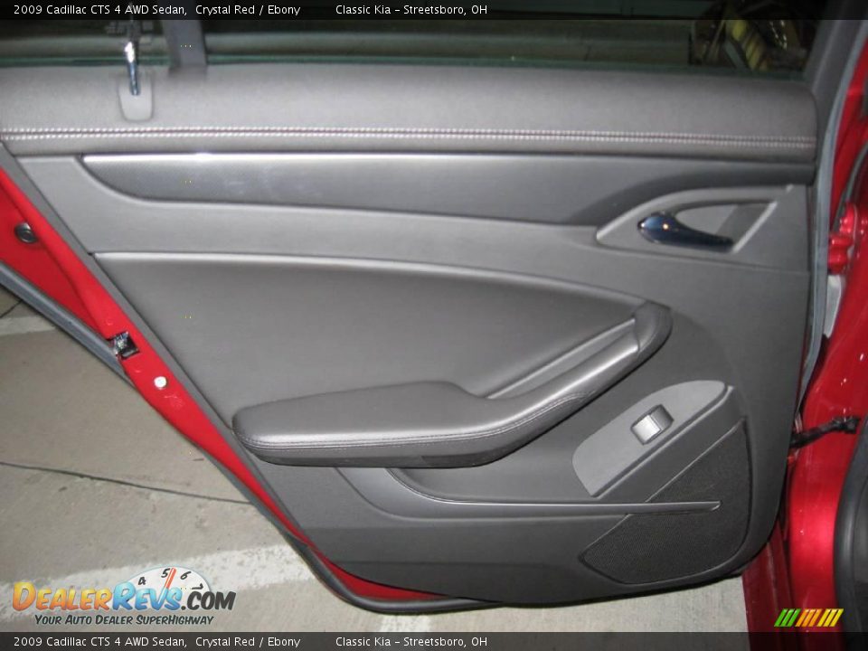 2009 Cadillac CTS 4 AWD Sedan Crystal Red / Ebony Photo #27