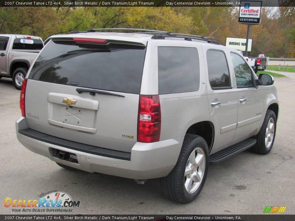 2007 Chevrolet Tahoe LTZ 4x4 Silver Birch Metallic / Dark Titanium/Light Titanium Photo #3