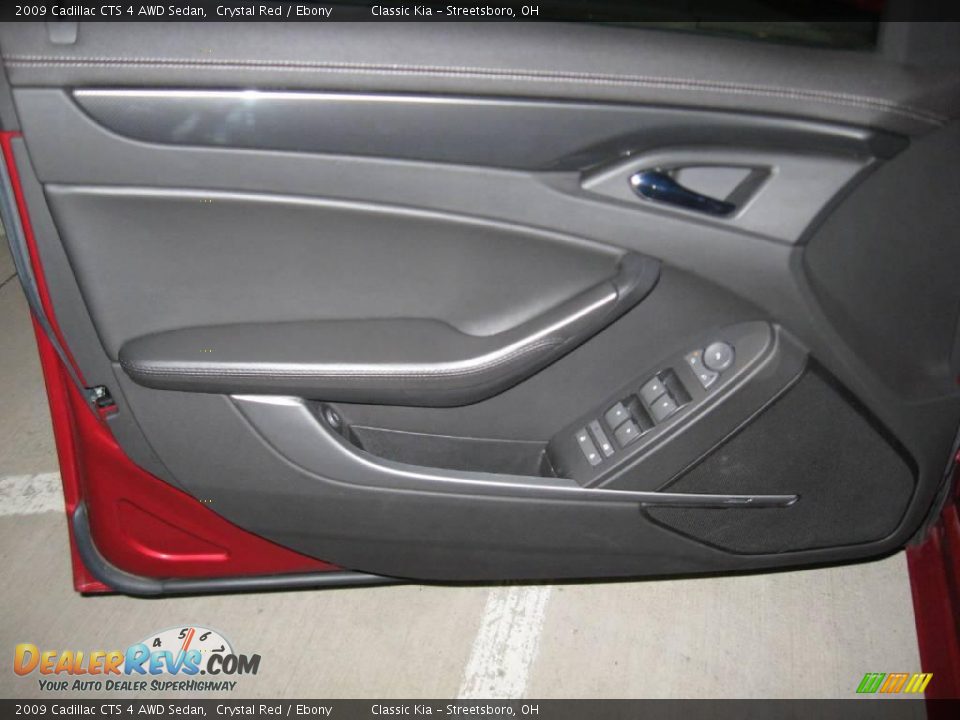 2009 Cadillac CTS 4 AWD Sedan Crystal Red / Ebony Photo #29