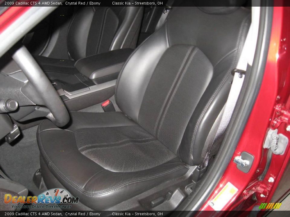 2009 Cadillac CTS 4 AWD Sedan Crystal Red / Ebony Photo #31