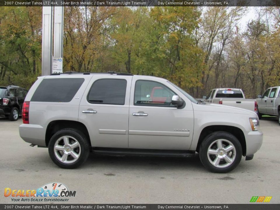 2007 Chevrolet Tahoe LTZ 4x4 Silver Birch Metallic / Dark Titanium/Light Titanium Photo #4