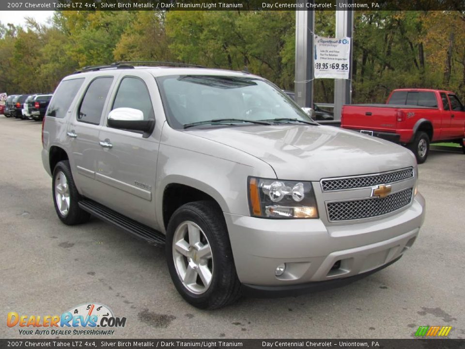 2007 Chevrolet Tahoe LTZ 4x4 Silver Birch Metallic / Dark Titanium/Light Titanium Photo #5