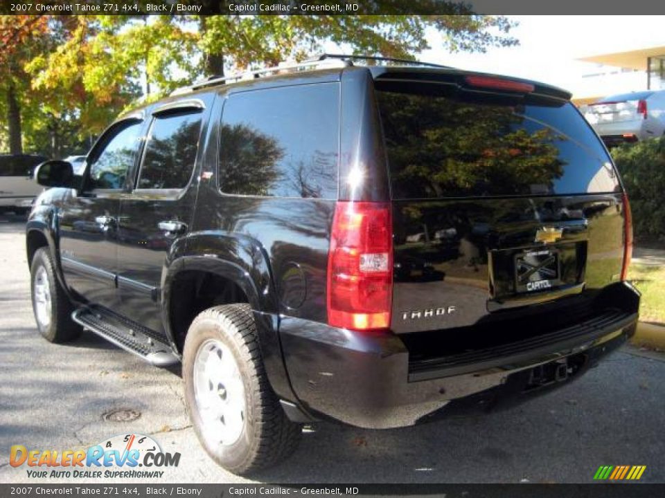 2007 Chevrolet Tahoe Z71 4x4 Black / Ebony Photo #2